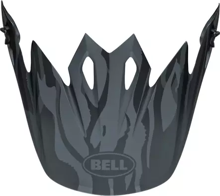 Lippa Bell MX-9 Decay, Mattamusta - Crossikypärät - 1506 - 1
