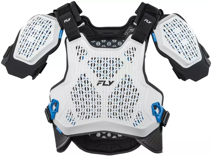 Rintapanssari Fly Racing Blueprint RCH-2, Valkoinen, L/XL - Motocross-suojat - 5027 - 1