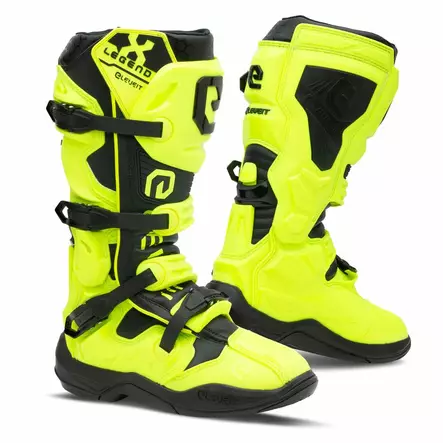 Ajosaappaat Eleveit X Legend EVO, Neon Keltainen, 44 - Motocross-saappaat - 5107 - 1