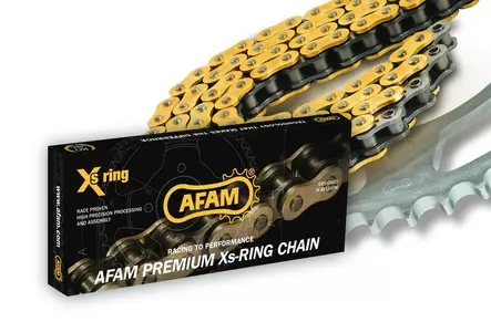 Ketjut AFAM A520XSRG X-Ring, Kulta/Musta, 120L - MX Ketjut - 1287 - 1
