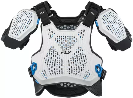 Rintapanssari Fly Racing Blueprint RCH-2, Valkoinen, L/XL - Motocross-suojat - 5027 - 1