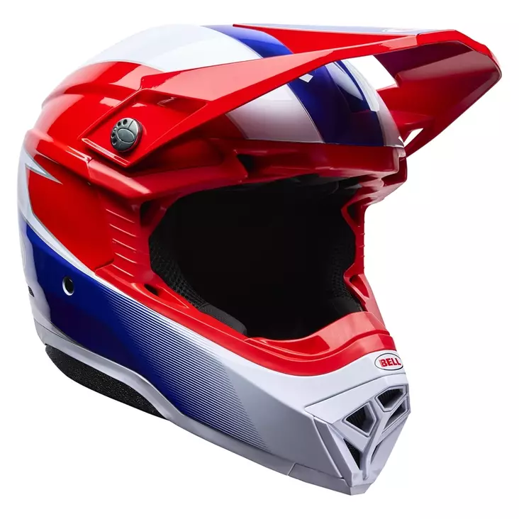 Kypärä Bell Helmets Moto-10 MIPS Falcon, Sininen/Punainen/Valkoinen, M - Bell Helmets Crossikypärät - 4248 - 1