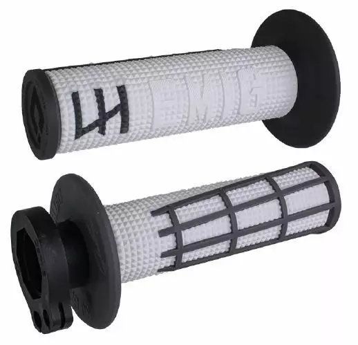 Lukkotupit ODI EMIG 2.0 - V2 Lock-On Grip, Valkoinen/Graphite - MX Tupit - 1538 - 1