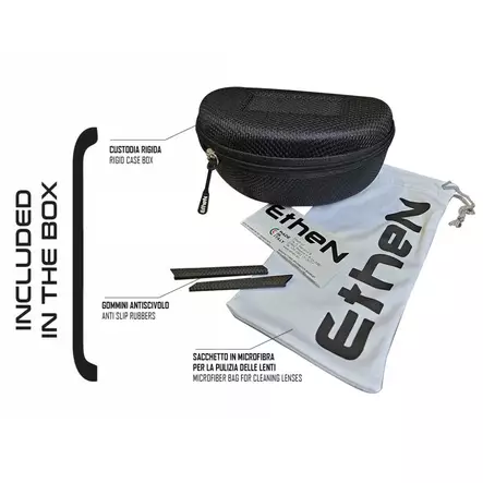 Aurinkolasit Ethen Mattframe 2.0, Musta, Punainen Peililinssi - MTB Ajovarusteet - 4168 - 2