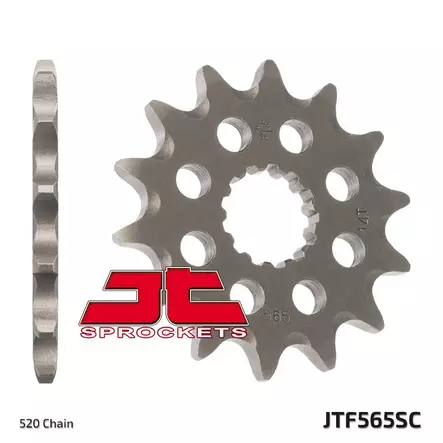 Eturatas JT Sprockets 520 Teräs SelfCleaning, YZ250/YZ450F, 14T - MX Eturattaat - 378 - 1