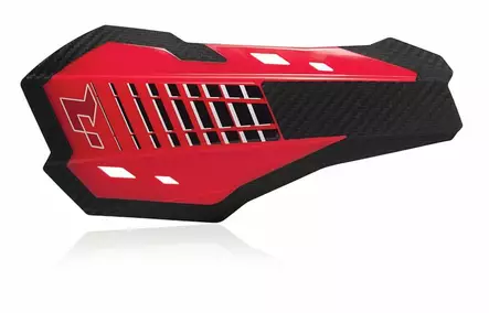 Käsisuojat Racetech HP2, Punainen - Motocross Muoviosat - 4138 - 1