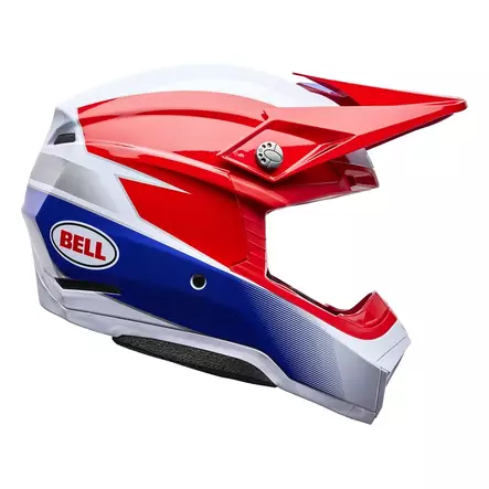 Kypärä Bell Helmets Moto-10 MIPS Falcon, Sininen/Punainen/Valkoinen, M - Bell Helmets Crossikypärät - 4248 - 2