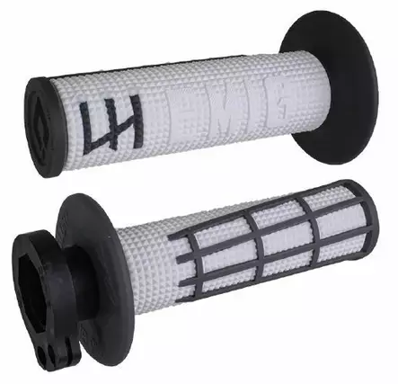Lukkotupit ODI EMIG 2.0 - V2 Lock-On Grip, Valkoinen/Graphite - MX Tupit - 1538 - 1
