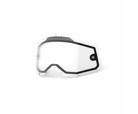 Tuplalinssi 100% Racecraft 2/Accuri 2/Strata 2, Kirkas - MX Ajolasit - 4638 - 1