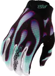 Ajohanskat Troy Lee Designs Air Overspray, Musta/Vaaleansininen, XL - MX Ajohanskat - 4748 - 1