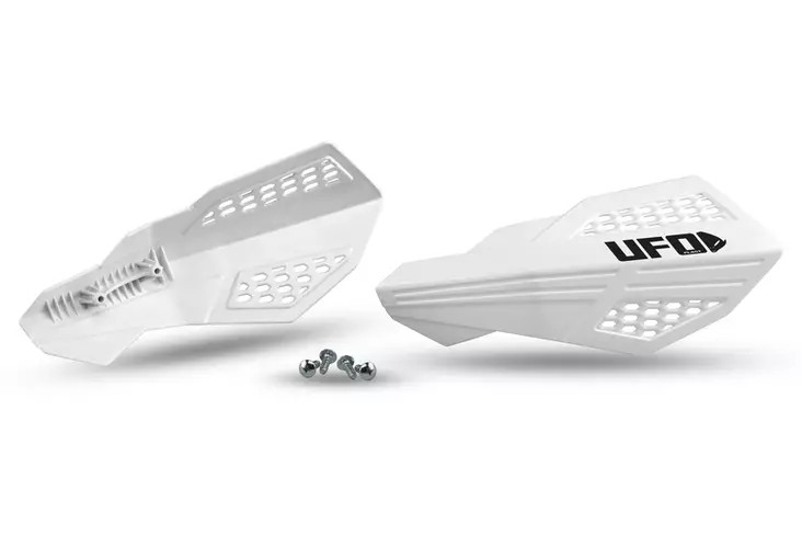 Käsisuojat UFO Horus, Valkoinen - Motocross Muoviosat - 4579 - 1