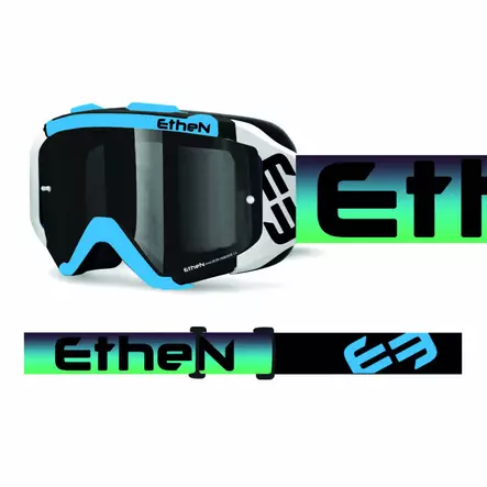 Ajolasit Ethen MX05R RacePack, Musta/Sininen/Vihreä - MX Ajolasit - 4689 - 1