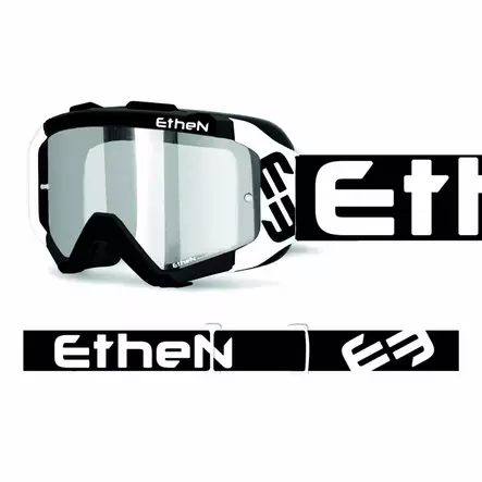 Ajolasit Ethen MX05R RacePack, Musta/Valkoinen - MX Ajolasit - 4809 - 1