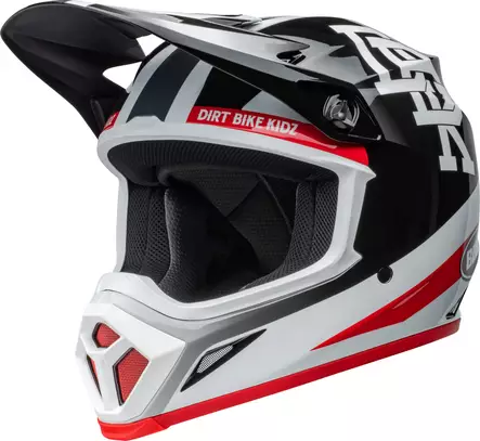 Kypärä Bell Helmets MX9 MIPS Twitch, Musta/Valkoinen, L - Bell Helmets Crossikypärät - 259 - 1