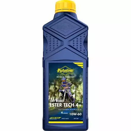 Moottoriöljy Putoline Ester Tech Offroad 4+, 10W60, 1L - MP 4T moottoriöljyt - 3409 - 1