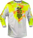 Ajopaita Fly Racing Kinetic Blur, Valkoinen/Neon Keltainen/Oranssi, L - MX Ajopaidat - 5009 - 1